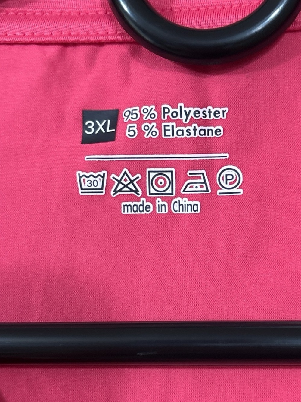 Women's Long Sleeve Crewneck Top - Pink - Picture 2 of 3